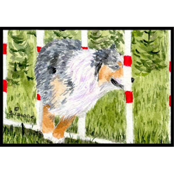 Carolines Treasures Australian Shepherd Indoor Outdoor Mat - 18 x 27 in. - SS8885MAT