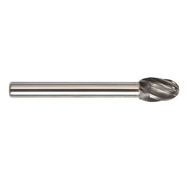 Magnum Carbide Burr, Series 7000EAL, 34 Head Dia, 1116 Length of Cut, Oval Shape SE Head Shape, Alum - 7EAL148