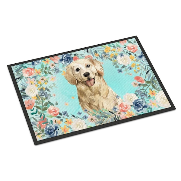 Carolines Treasures 24 x 36 in. Golden Retriever Indoor or Outdoor Mat - CK3425JMAT