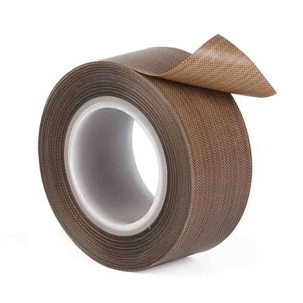 Wod Tape TFE54WL PTFE Fiberglass Cloth Teflon Tape Non Adhesive: 2 in. x 36 yds, 18PK - WOD TFE54NA-02000-18-36-BRO