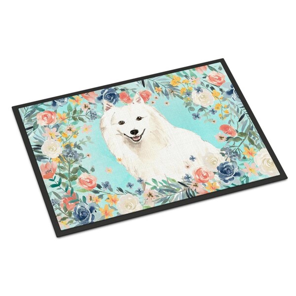 Carolines Treasures 24 x 36 in. Japanese Spitz Indoor or Outdoor Mat - CK3422JMAT
