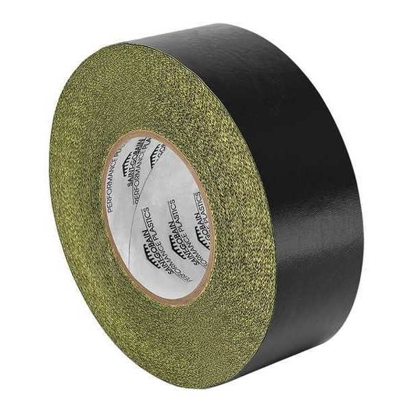 Tapecase PTFE Fabric Tape, Black, 1-1/4"x18yd. - 1.25-18-SG56-06