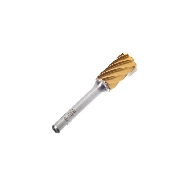 Champion Cutting Tool Cylinder Shape Carbide Bur for Deburring Uncoated, 1/2in Cutter Dia., 1in Len of Cut, Non Ferrous - CHA USA5NF