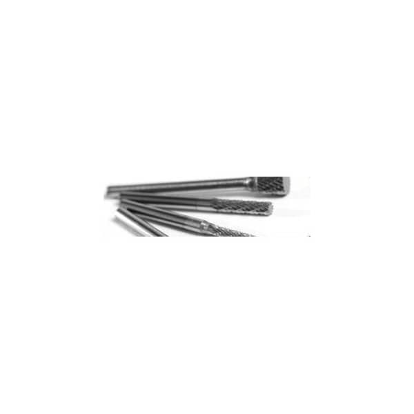 Champion Cutting Tool Tree Shaped Radius Mini Carbide Bur Uncoated, 1/4in Cutter Dia., 1/2in Length of Cut, Double Cut - CHA USF51