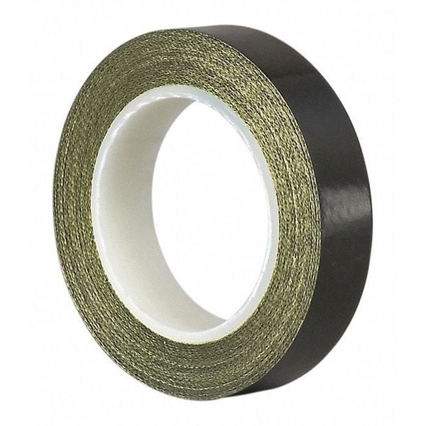 Tapecase PTFE Fabric Tape, Black, 5"x18yd. - 5-18-SG56-05