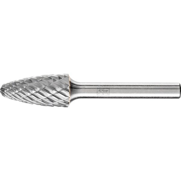 Pferd Carbide Bur - Tree, OMNI cut - 1/2" x 1" x 1/4" Shank - SF-5 L6 - 28008