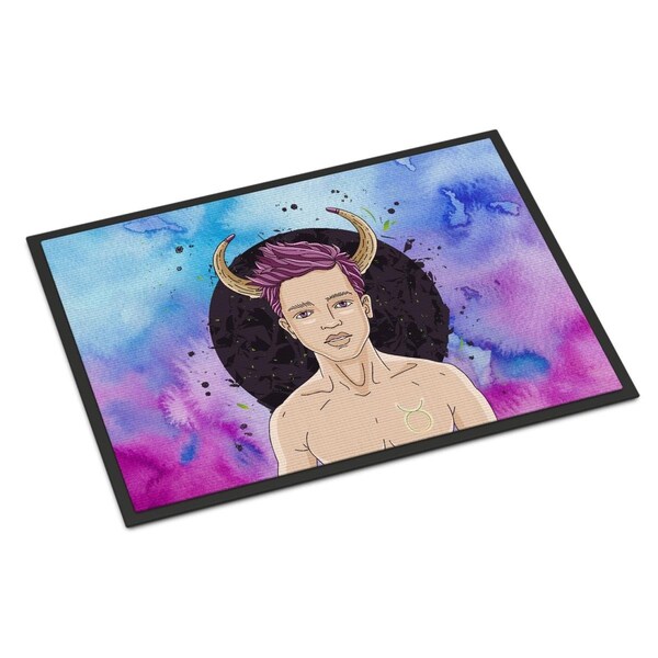 Carolines Treasures 24 x 36 in. Taurus Zodiac Sign Indoor or Outdoor Mat - BB7318JMAT