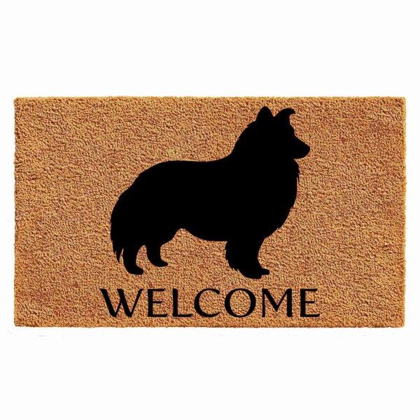 Calloway Mills Entrance Mat, Coir, Natural, Black - 105691729