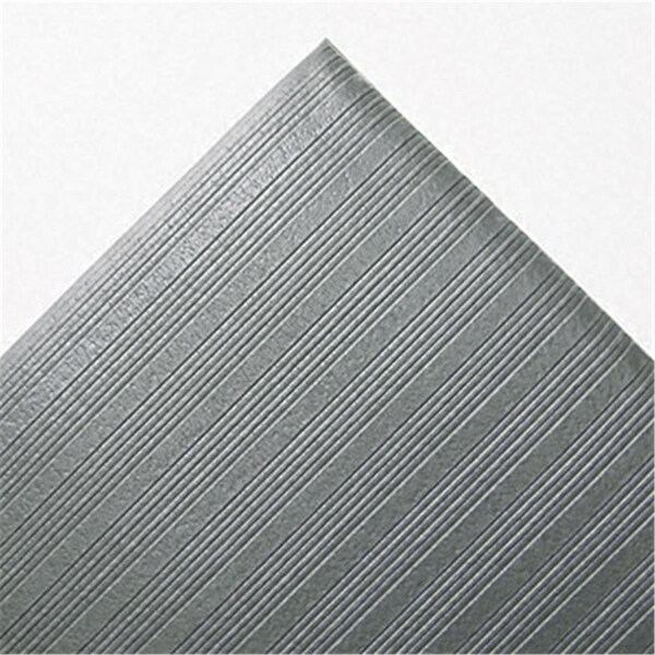 H2H Ribbed Antifatigue Mat- Vinyl- 36 x 60- Gray - H239107