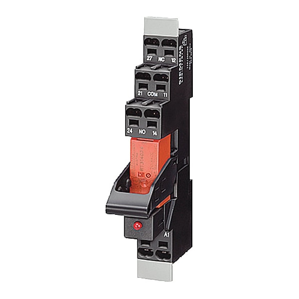 Relevador enchufable de Siemens, 24V DC, 16 A, Pins - LZS:RT3D4L24