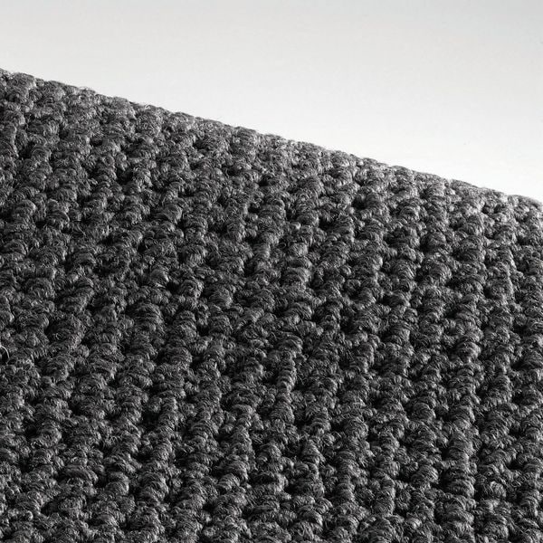 Notrax Entrance Mat, Polypropylene, 3/8 in Thick, Charcoal, 4 ft W x 8 ft L - 138S0048CH