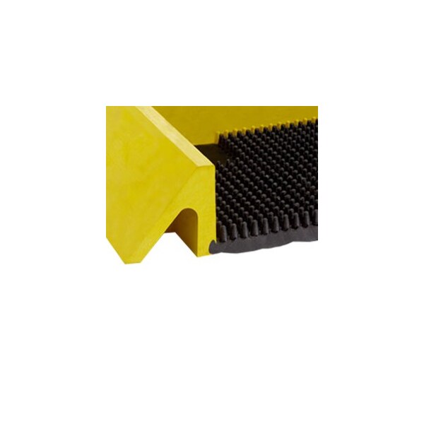 Crown Matting Technologies Disinfectant Boot Bath 32x39-in. Black w/Yellow - BD 3239YB