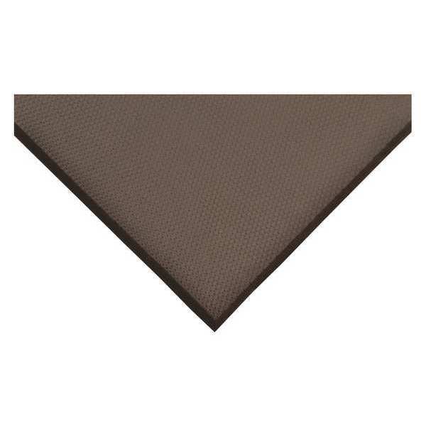 Notrax Antifatigue Mat, 12 ft. L x 3 ft. W, 3/4" Thickness, Nitrile Blend Rubber Foam, Diamond Plate - 3UFD2