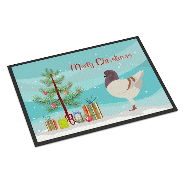 Carolines Treasures German Modena Pigeon Christmas Indoor or Outdoor Mat, 24 x 36 in. - BB9316JMAT