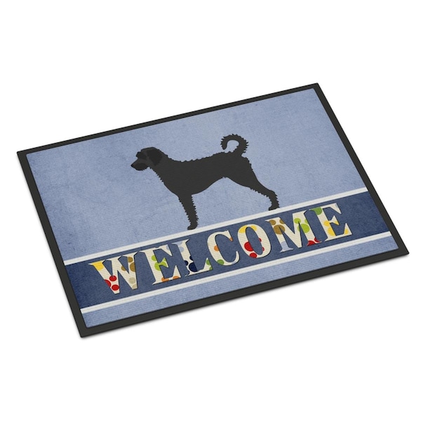 Carolines Treasures Labradoodle Welcome Indoor or Outdoor Mat - 24 x 36 in. - BB8337JMAT