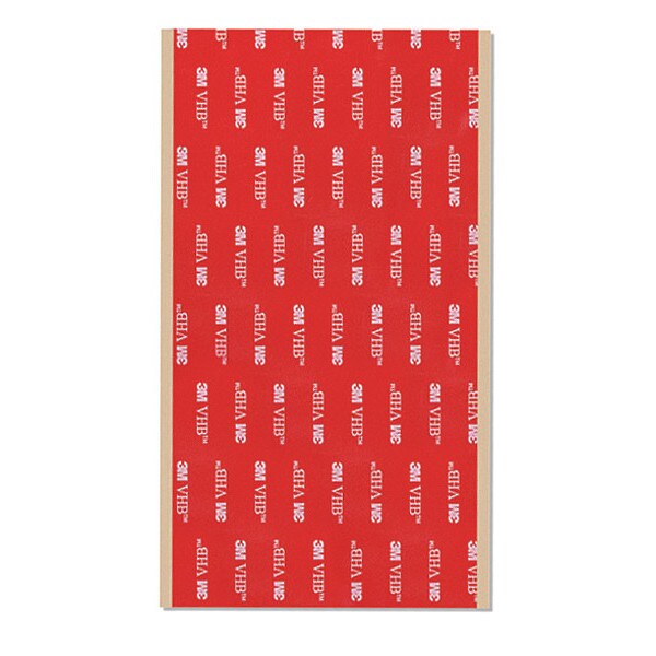 3M 3M 5962 VHB Tape 5" x 7", Black, 62 mil, 6PK - 5962