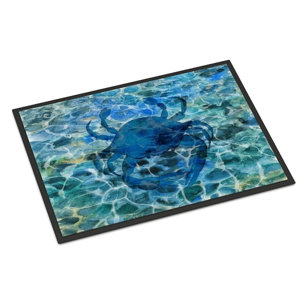 Carolines Treasures 18 x 27 in. Blue Crab Under Water Indoor or Outdoor Mat - BB5369MAT