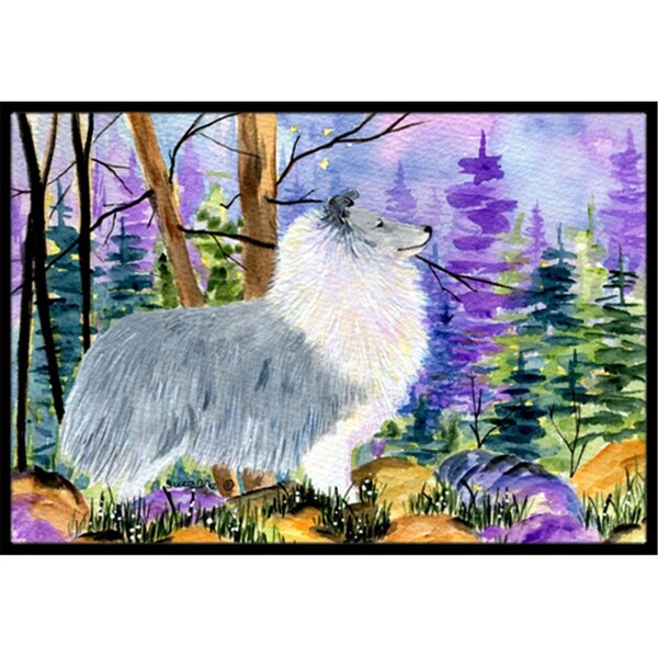 Carolines Treasures 18 x 27 in. Sheltie Indoor Outdoor Doormat - CA79115