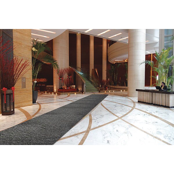 Notrax Entrance Mat, Polypropylene, 1/10 in Thick, Charcoal, 34 in W x 100 ft L - 048S3100CH
