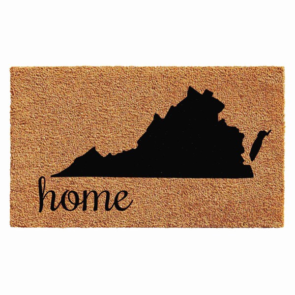 Calloway Mills Entrance Mat, Coir, Natural, Black - 102841830