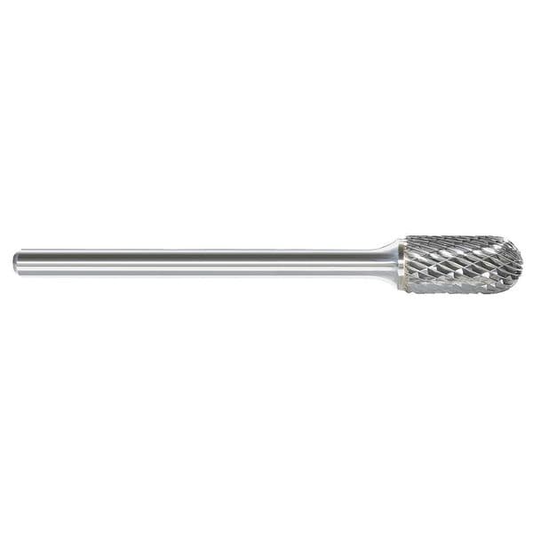 Zoro Select Carbide Bur, Radius End, 1/4 In, 1/4 Shank - 310-002705