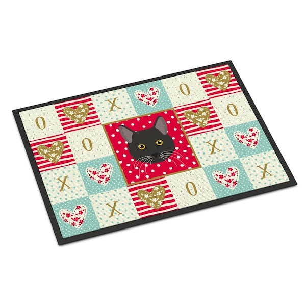 Carolines Treasures 18 x 27 in. Bombay Cat Love Indoor or Outdoor Mat - CK5091MAT