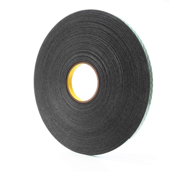 3M 3M 4052 Double Coated Foam Tape 1.875" x 5yd, Black - 4052