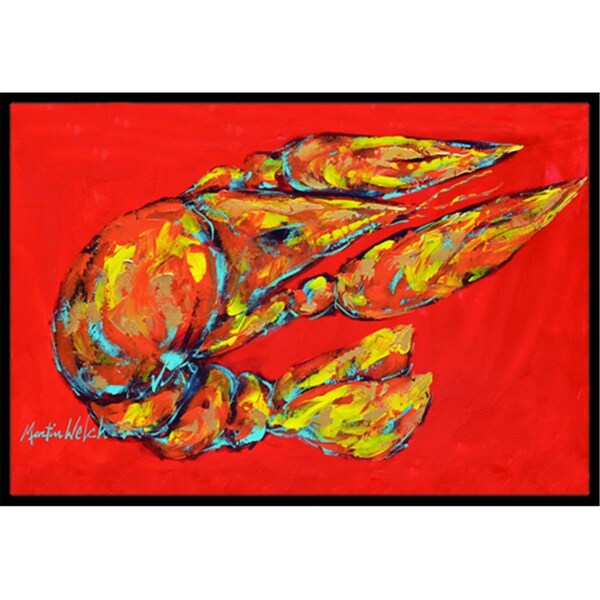 Carolines Treasures 24 x 36 in. Reach For The Claws Indoor Or Outdoor Mat - MW1151JMAT