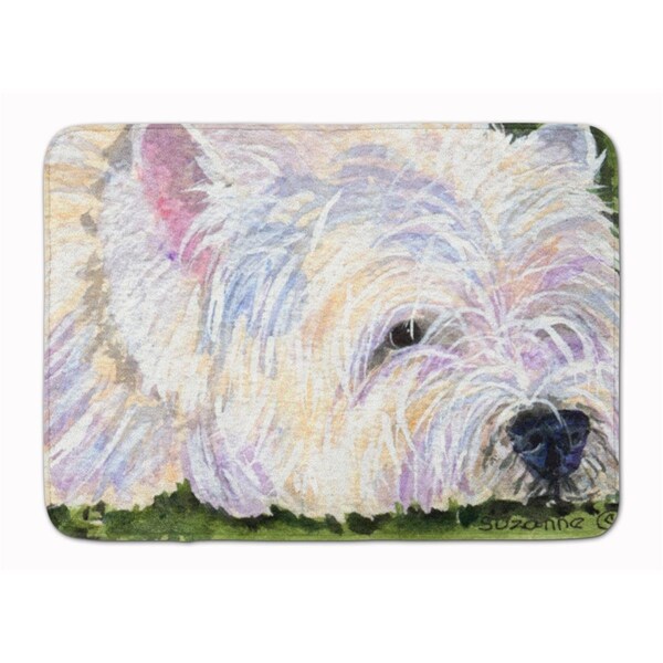Carolines Treasures Westie Machine Washable Memory Foam Mat - SS8831RUG