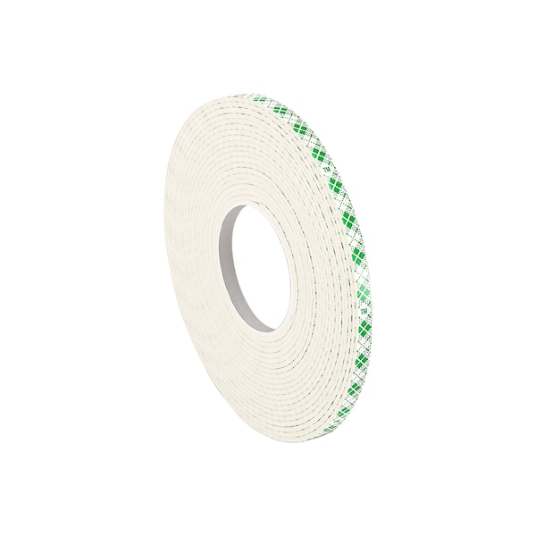 3M 3M 4004 Double Coated Foam Tape 0.375" x 5yd, White - 4004
