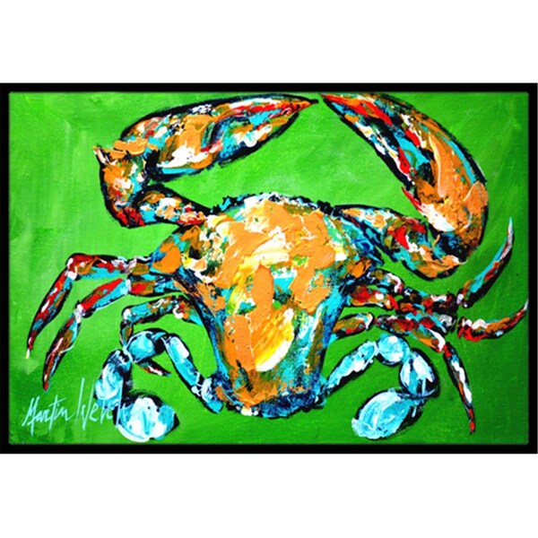 Carolines Treasures 24 x 36 In. Wide Load Crab Indoor or Outdoor Mat - MW1154JMAT