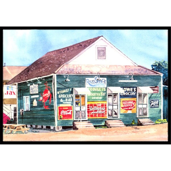 Carolines Treasures Rivershack Indoor and Outdoor Mat- 18 x 27 in. - 8704MAT