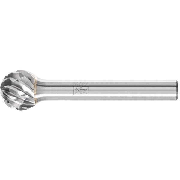Pferd Carbide Bur - Ball, STEEL cut - 1/2" x 7/16" x 1/4" Shank - SD-5 - 24588