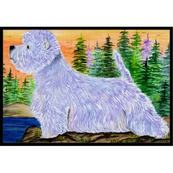 Carolines Treasures 18 x 27 in. Westie Indoor Outdoor Doormat - SS8418MAT