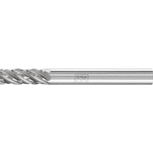 Pferd Carbide Bur - Cylind. (Plain End), STEEL Cut - 1/4" x 5/8" x 1/4" Shank - SA-1 - 24038