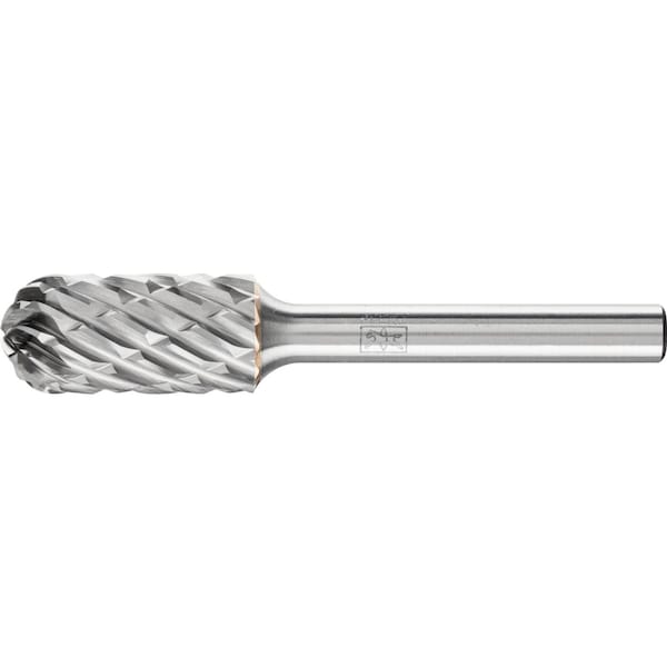 Pferd Carbide Bur - Cylind. Radius End, STEEL Cut - 1/2" x 1" x 1/4" Shank - SC-5 - 24468