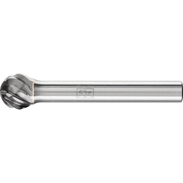 Pferd Carbide Bur - Ball Shape, CAST Cut - 3/8" x 5/16" x 1/4" Shank - SD-3 - 24569