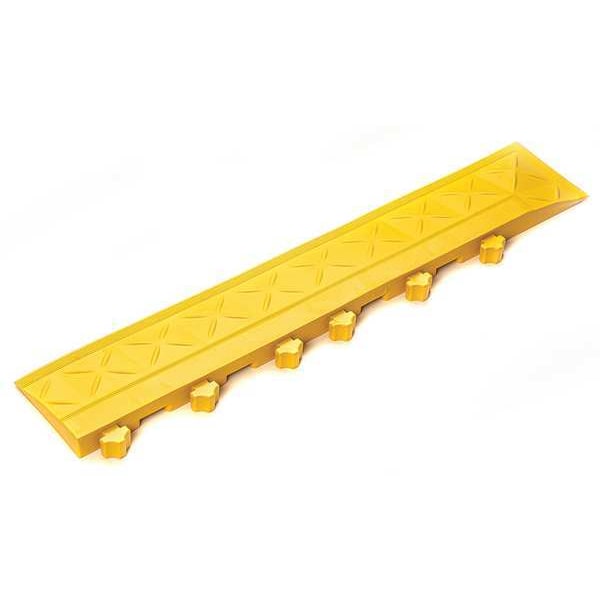 Ergo Advantage Safe-Flex Ramp Edge with Corner, PVC, 4 in W x 22 in L, 1 in Thick, 2 PK - A6-Y
