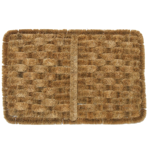 Rubber-Cal "Shiraz" Outdoor Scraper Door Mat, 16 by 24-Inch - 10-100-511