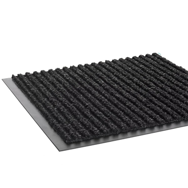 Crown Matting Technologies Polypropylene and polyester fiber, 5/16" Thick, Charcoal, 3' W x 4' L - NR 0034CH