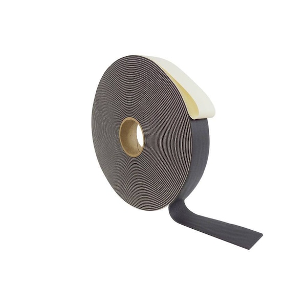 Wod Tape PVC Foam Tape Seal Window and Door Sound Proof Insulation: 54in x 35 ft 1/4 Thick - WOD SSMDFT-1/4-54000-LOG-35-BLA