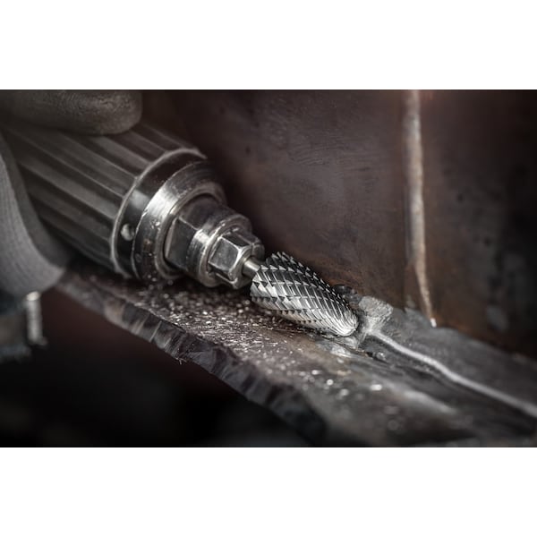 Pferd Carbide Bur - Tree, OMNI cut - 5/8" x 1" x 1/4" Shank - SF-6 - 28033