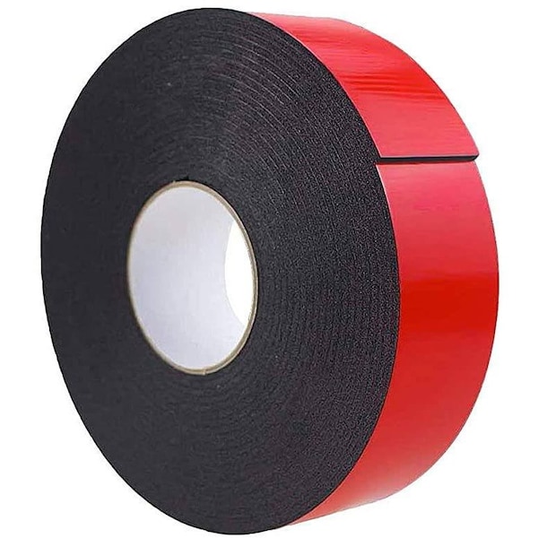 Wod Tape 2 inch (48mm) W, 62 Mil, PE Foam, 6 PK - WOD DCPFT62A-02000-6-36-BLA