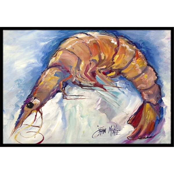 Carolines Treasures Shrimp Indoor and Outdoor Mat- 18 x 27 in. - JMK1112MAT
