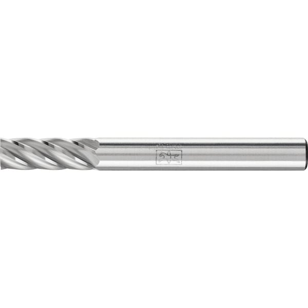 Pferd Carbide Bur - Cylind. Plain End, INOX Cut - 1/4" x 5/8" x 1/4" Shank - SA-1 - 24037