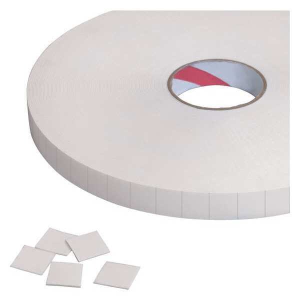 Tape Logic Tape Logic Double-Sided Foam Squares, 1/32", 3/4" x 3/4", White, 864/Roll - T95215