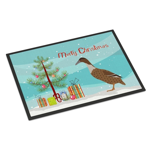 Carolines Treasures Dutch Hook Bill Duck Christmas Indoor or Outdoor Mat - 18 x 27 in. - BB9228MAT