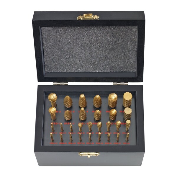 Ingersoll-Rand 30PC CARBIDE BURR MEGA SET - IRTM30TIN