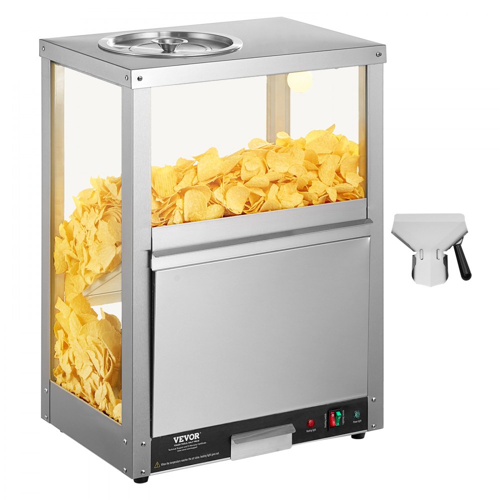 VEVOR Nacho Chip Warmer 84.5QT/80L for Nacho Chips Popcorn Peanut Potato Chips - SPZSJBXG200W3GCLIV1