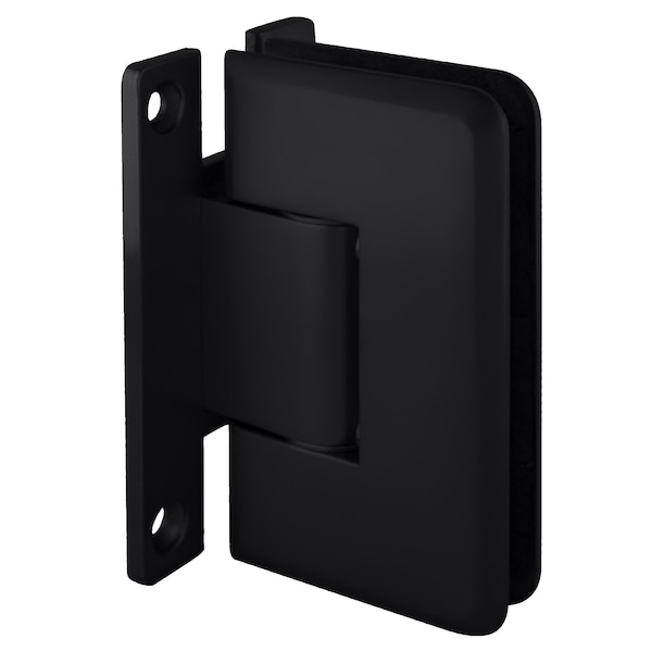 Cr Laurence Matte Black Cologne 337 Series Adjustable Wall Mount 'H' Back Plate Hinge - C0L337MBL